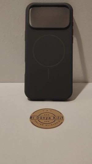 IPHONE 17 PROMAX GRİ MAGSAFELİ TELEFON KILIFI
