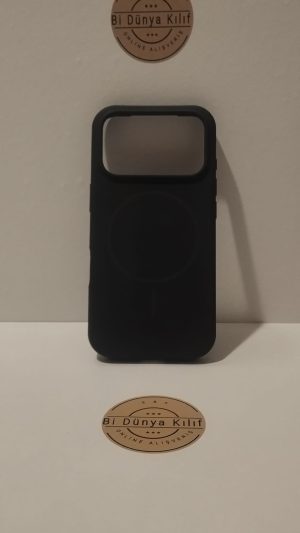 IPHONE 17 PRO SİYAH MAGSAFELİ TELEFON KILIFI