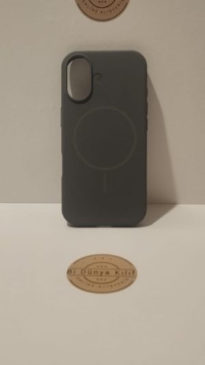 IPHONE 17 GRİ MAGSAFELİ TELEFON KILIFI