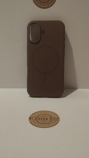 IPHONE 17 KAHVERENGİ MAGSAFELİ TELEFON KILIFI