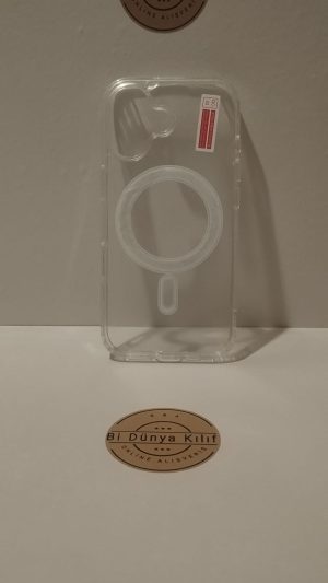 IPHONE 17 ŞEFFAF MAGSAFELİ TELEFON KILIFI