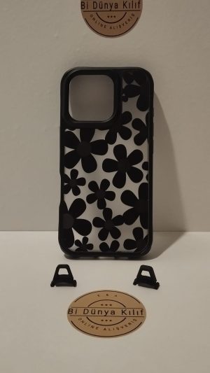 IPHONE 16 PRO İP ASKISI APARATLI TELEFON KILIFI