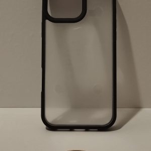 IPHONE 16 PROMAX SİYAH ÇERÇEVELİ TELEFON KILIFI