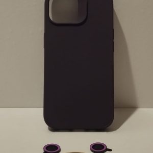 IPHONE 15 MOR LENS KORUYUCULU TELEFON KILIFI