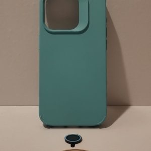 IPHONE 15 PRO MAVİ LENS KORUYUCULU TELEFON KILIFI