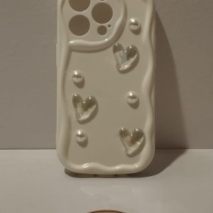 IPHONE 15 PRO KALPLİ TAŞLI TELEFON KILIFI