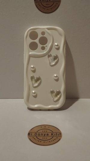 IPHONE 15 PRO KALPLİ TAŞLI TELEFON KILIFI