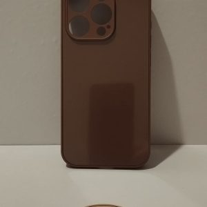 IPHONE 15 PRO KAHVERENGİ TELEFON KILIFI