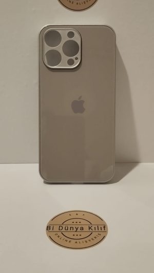 IPHONE 15 PROMAX KREM RENGİ TELEFON KILIFI