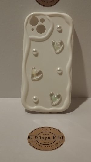 IPHONE 15 PLUS KALPLİ TAŞLI TELEFON KILIFI