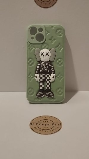 IPHONE 14 YEŞİL FİGÜRLÜ TELEFON KILIFI